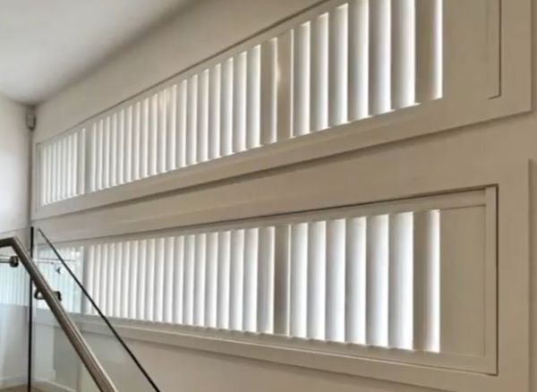 Different types of window shutters for business.