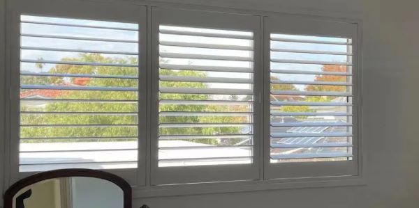 Plantation shutters regulate flow of indoor and outdoor air.