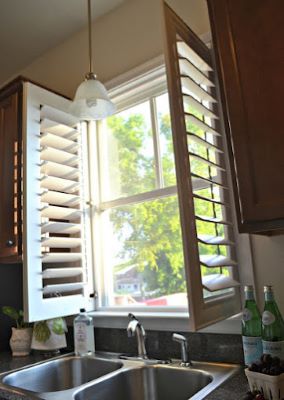 Plantation shutters allows natural light into your townhouse.