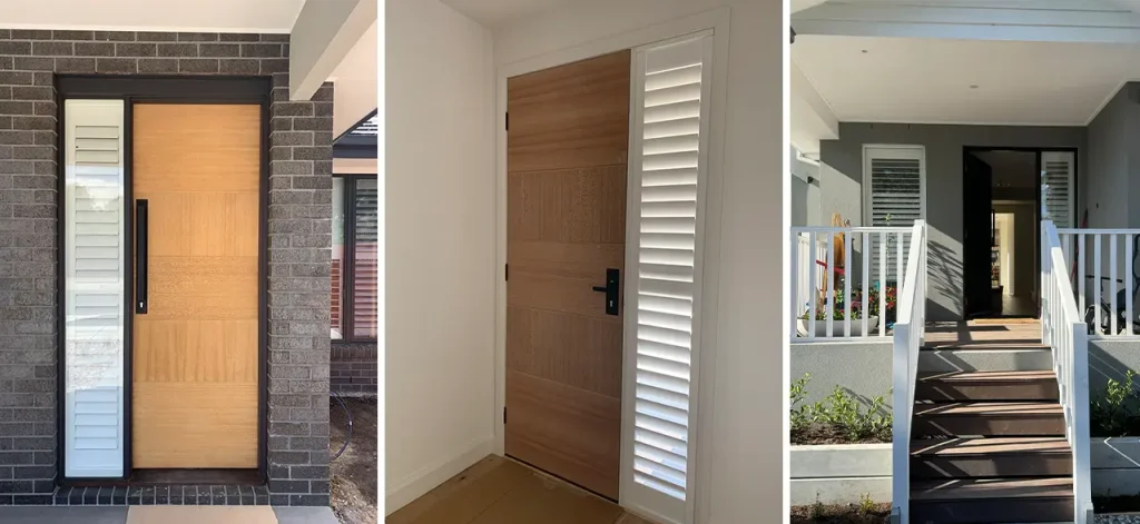 Sidelight Plantation Shutters