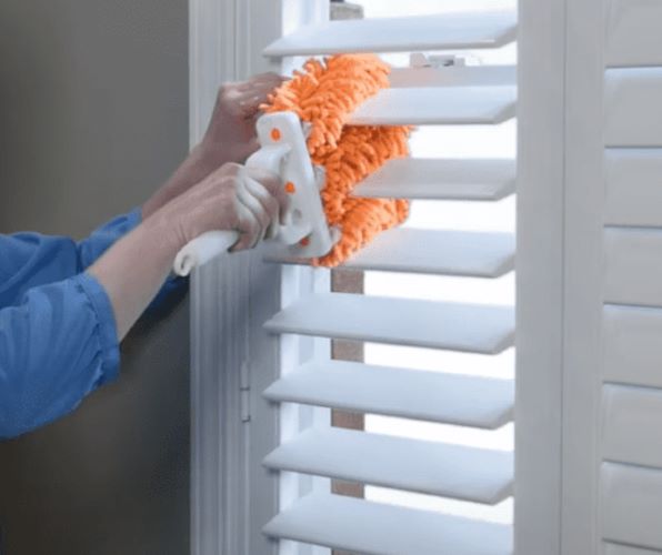 Cleaning and maintenance of plantation shutters.