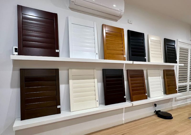 Colour options for plantation shutters