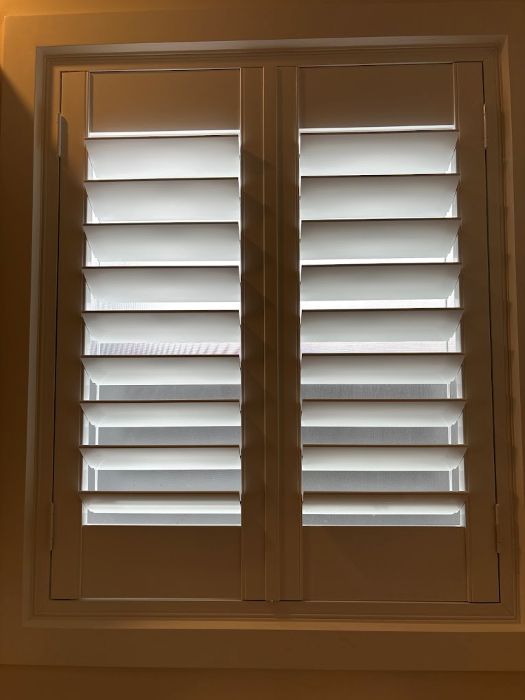 Solid wood shutters