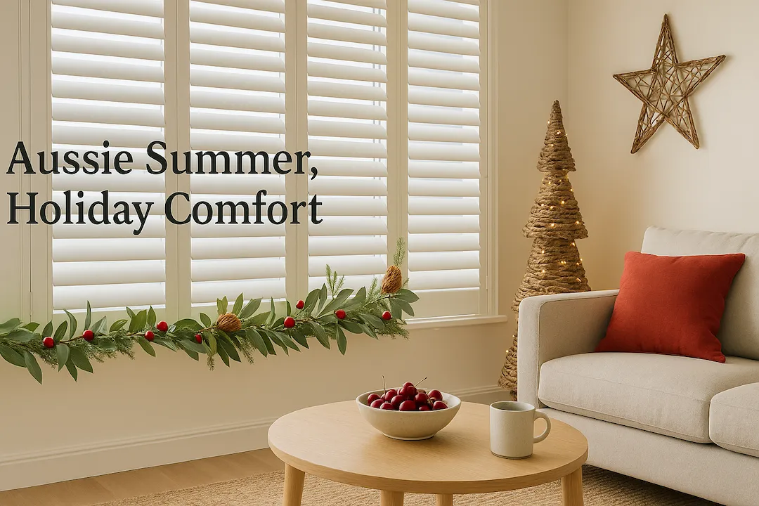 Plantation Shutters Christmas season