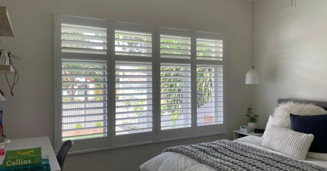 Custom-fitted plantation shutters installed by professionals