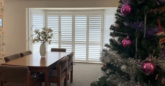 Finished plantation shutter installation in a Melbourne home